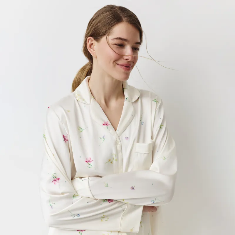 Рубашка женская, домашняя, с длинным рукавом, Sevilla