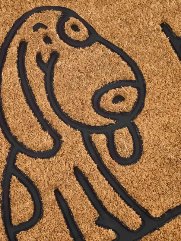 Коврик придверный, 40х60 см, кокос/ПВХ, темно-бежевый, Собака, Home deco, image-3