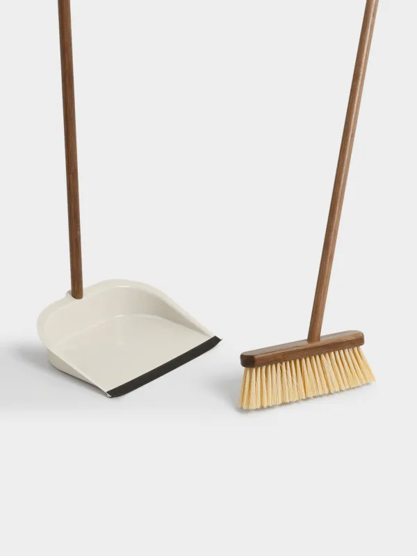 Щетка для мусора с совком, 93 см, Beige clean, image-2