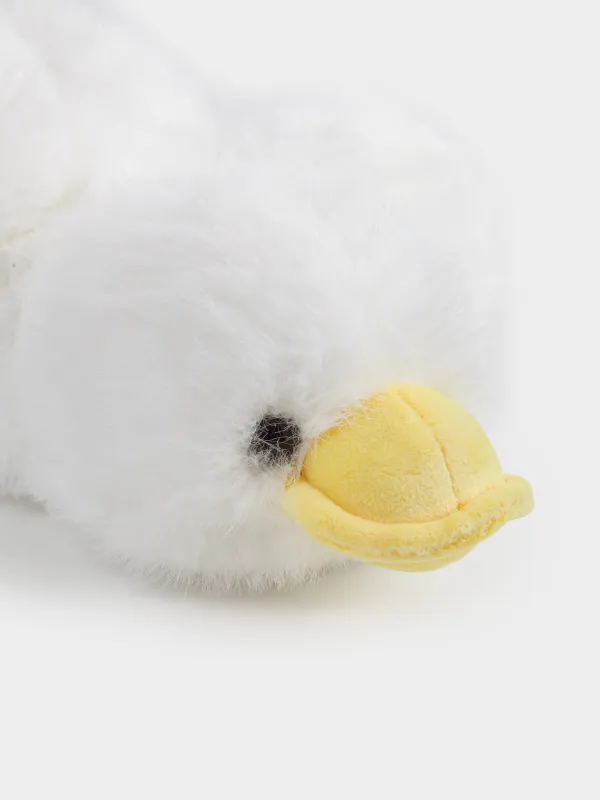 Игрушка, 29 см, мягкая, полиэстер, белая, Утенок, Duck toy, image-4