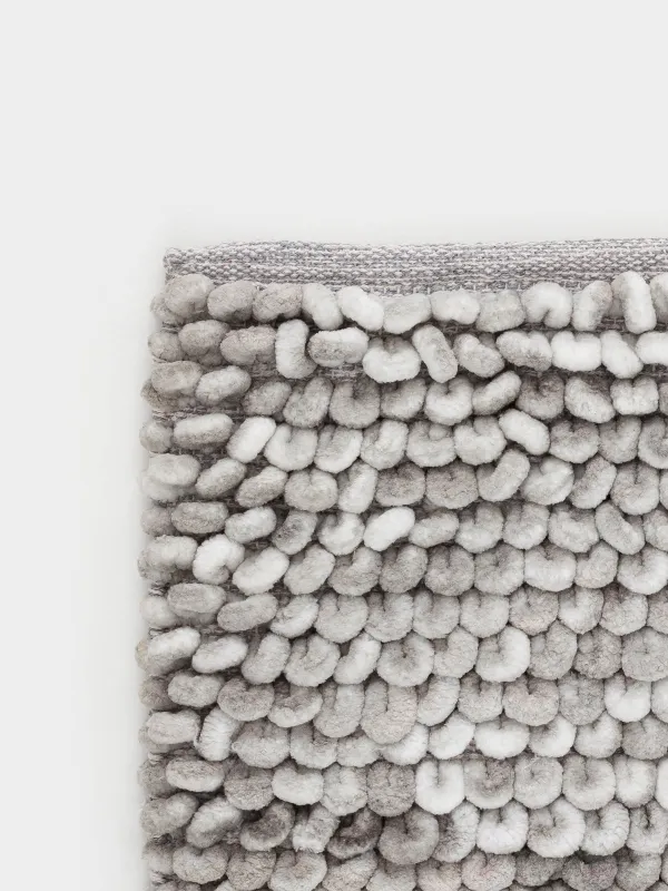 Коврик, 60х100 см, полиэстер/хлопок, серый, Bubbles, image-4