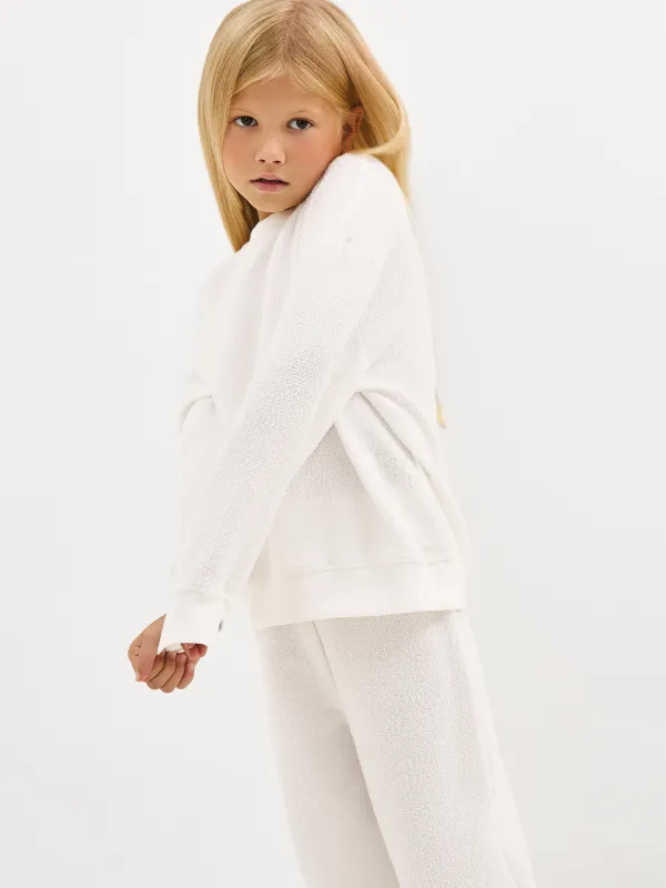 Брюки детские, для девочек, молочные, Tiziana, image-4