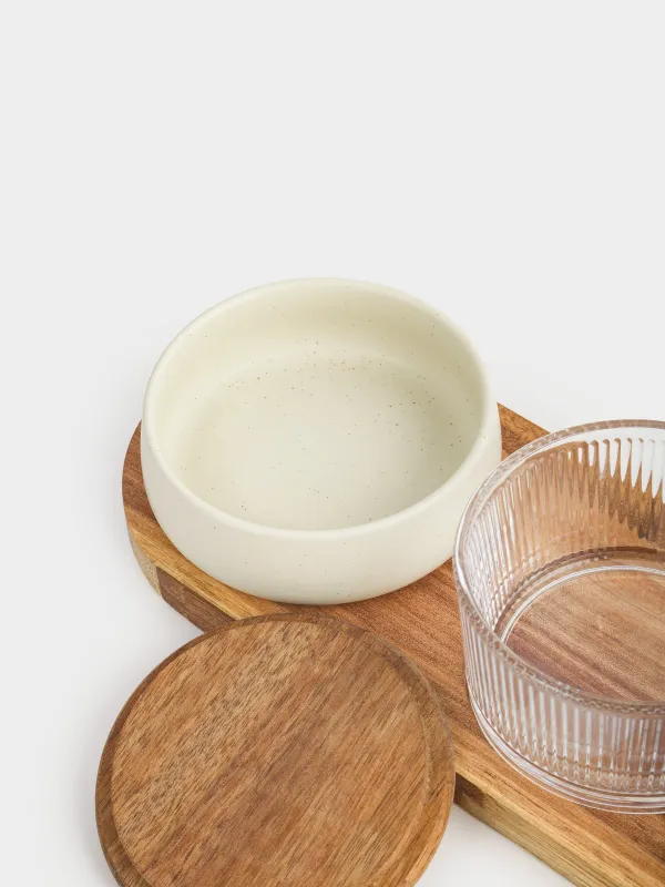 Набор для закусок, на подставке, со шпажками, Noble tree, image-3