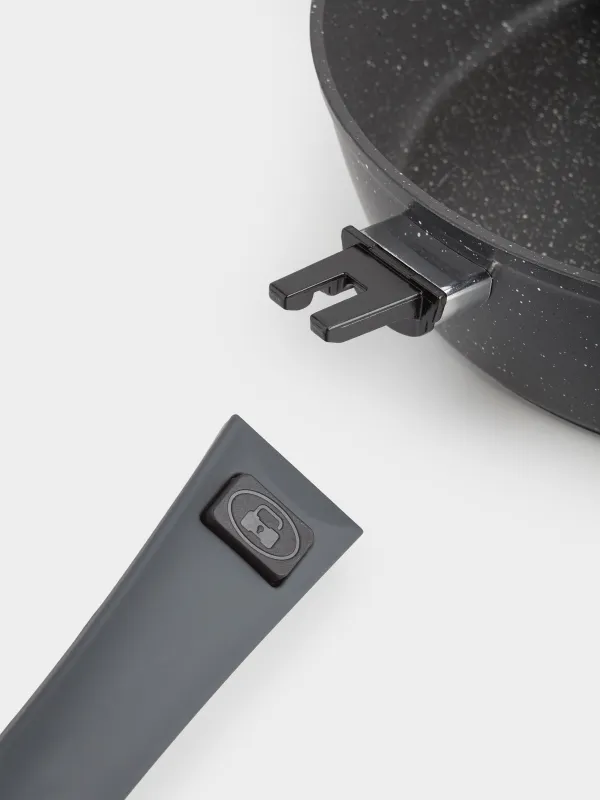 Сотейник, 28 см, с крышкой, съемная ручка, с покрытием, алюминий, Scandia, image-7