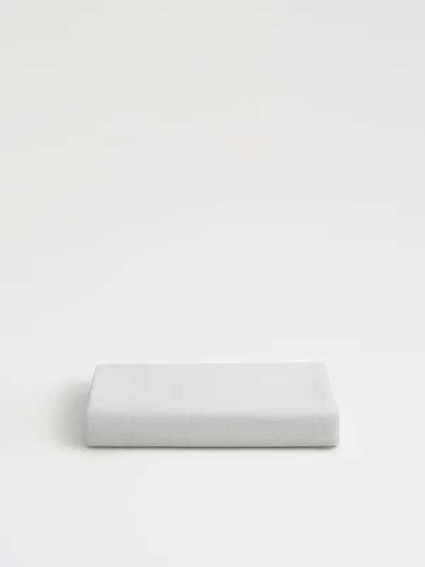 Скатерть, 160х160 см, полиэстер, светло-серая, Олени и ели, Forest fawn, image-7