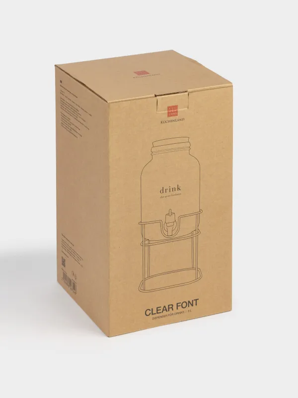 Диспенсер для напитков, 3 л, Clear font, image-5