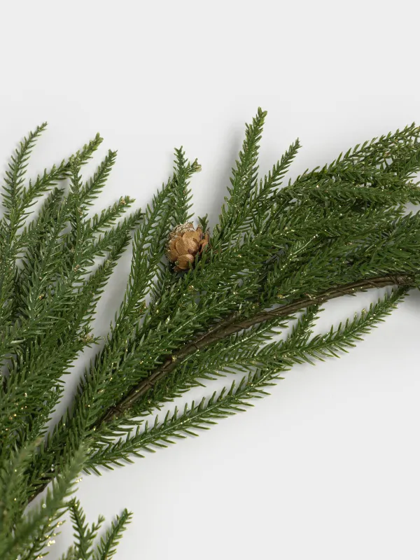 Ветка-гирлянда декоративная, 1,1 м, Ель с колокольчиками, Conifer decor, image-2