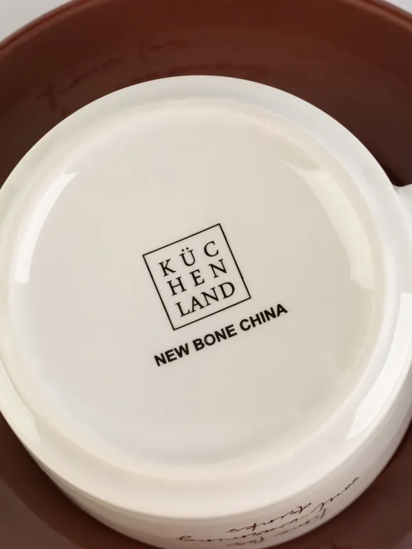 Пара чайная, 1 перс, 2 пр, 200 мл, фарфор N, молочно-коричневая, Magic moments, image-3