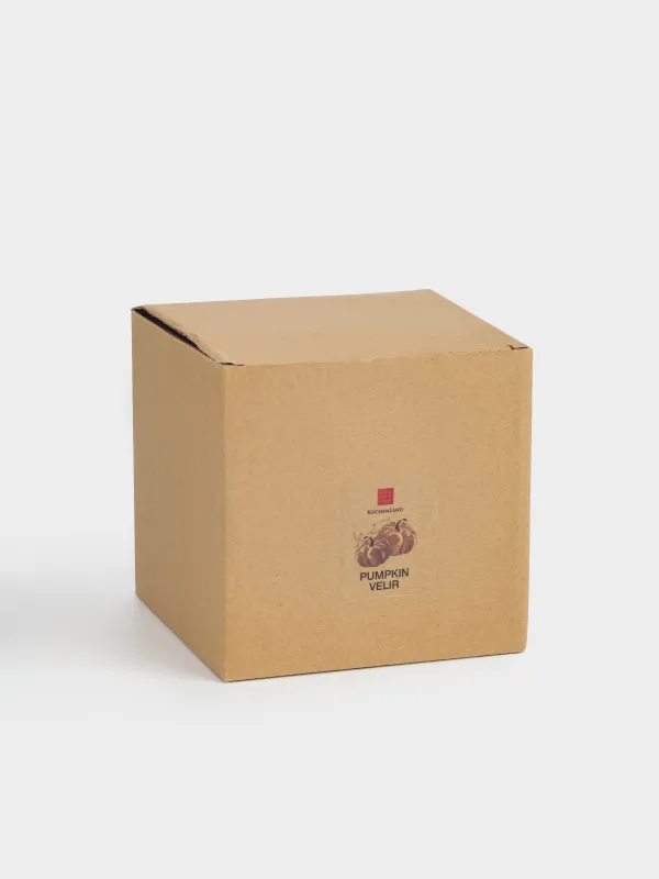 Емкость для хранения, 13х16 см, 700 мл, керамика, молочно-коричневая, Тыква, Pumpkin velir, image-5