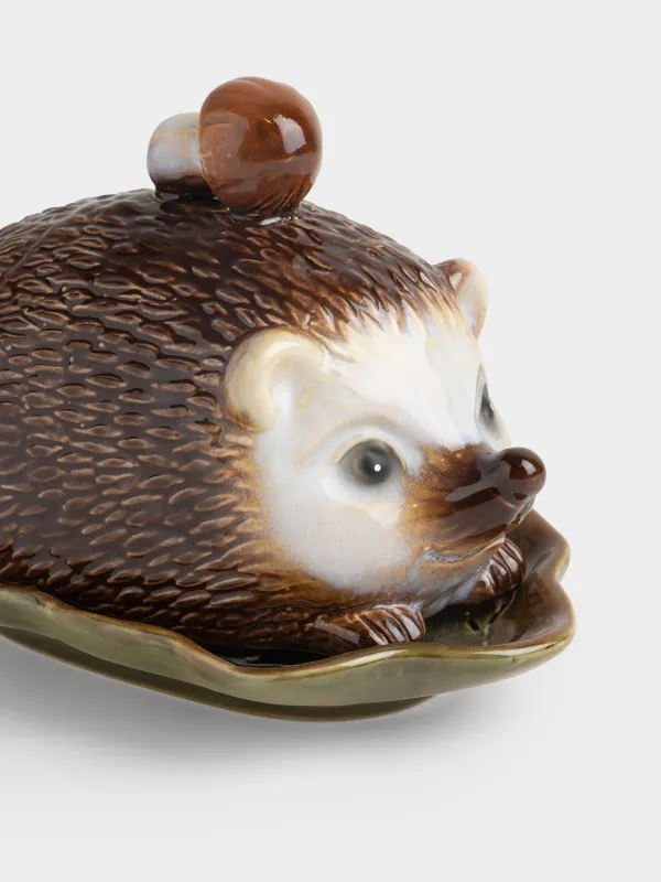 Масленка, 18 см, Еж с грибом, Hedgehog, image-1