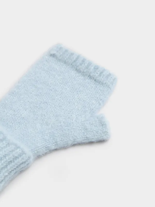 Митенки из смесового трикотажа с добавлением шерсти Knitting fuzz, image-3