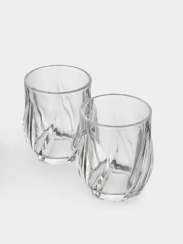 Стакан для виски, 10 см, 300 мл, 2 шт, стекло Р, Crumpled, image-1