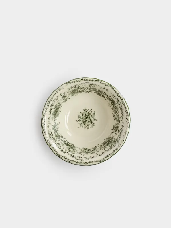 Салатник, 16x6 см, Зеленые шишки, Conifer lace, image-2