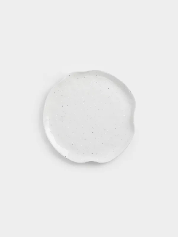 Тарелка обеденная, в крапинку, Crumple speckled, image-0