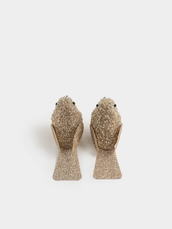 Украшение декоративное, 10 см, 2 шт, на клипсе, Птица, Birds NY, image-1