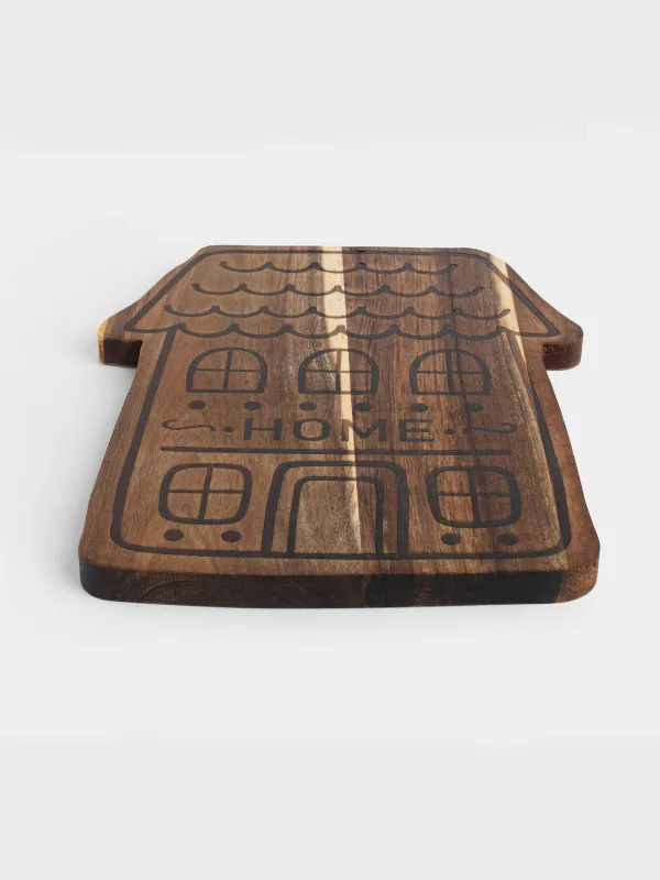 Доска разделочная, 30х23 см, дерево, Дом, Noble tree, image-4