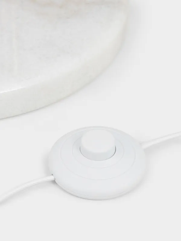 Светильник напольный, 1,95 м, металл/полиэстер, бежево-золотистый, Trend, image-2