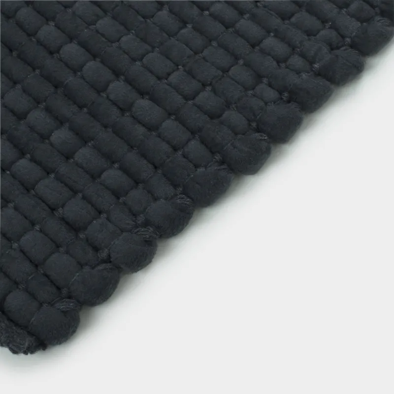 Коврик, 50x80 см, полиэстер/хлопок, графитовый, Cosy, image-1