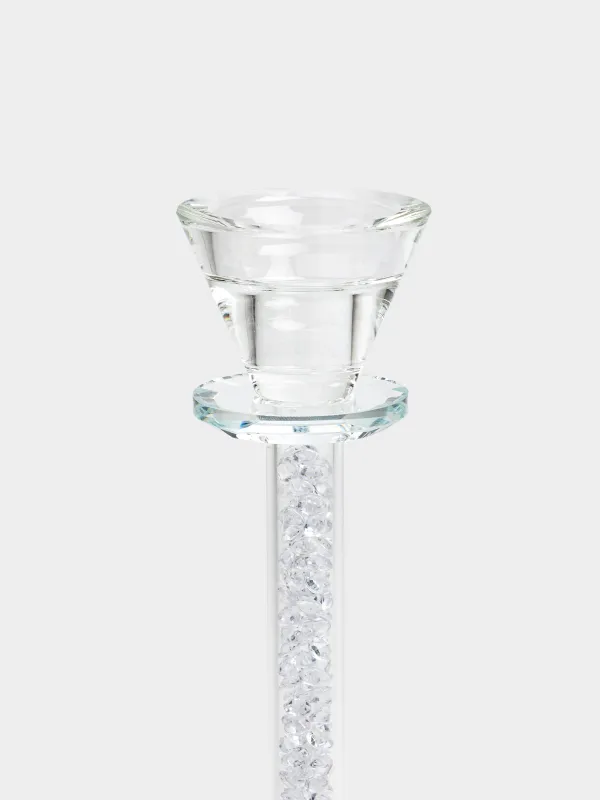 Подсвечник, для тонкой/чайной свечи, Lux crystal, image-1