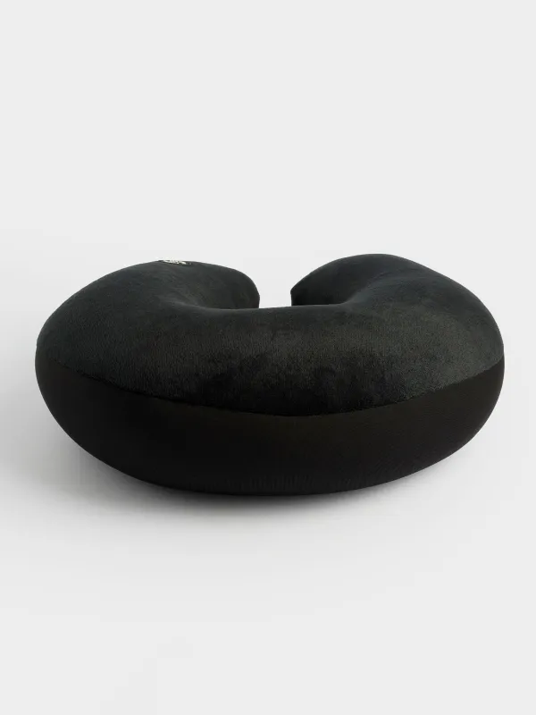 Подушка для путешествия, 30 см, с вибрационным массажем, полиэстер, черная, Travel comfort, image-1