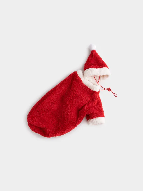 Карнавальный костюм для животных Санта с шапкой, Christmas pet, image-0