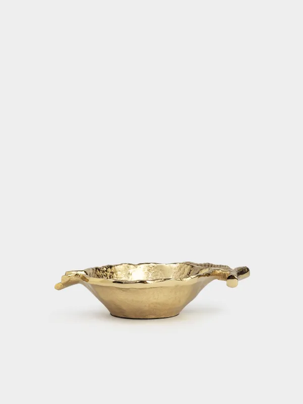 Блюдо декоративное, 19х14 см, металл, золотистое, Гранат, Fantastic gold, image-2