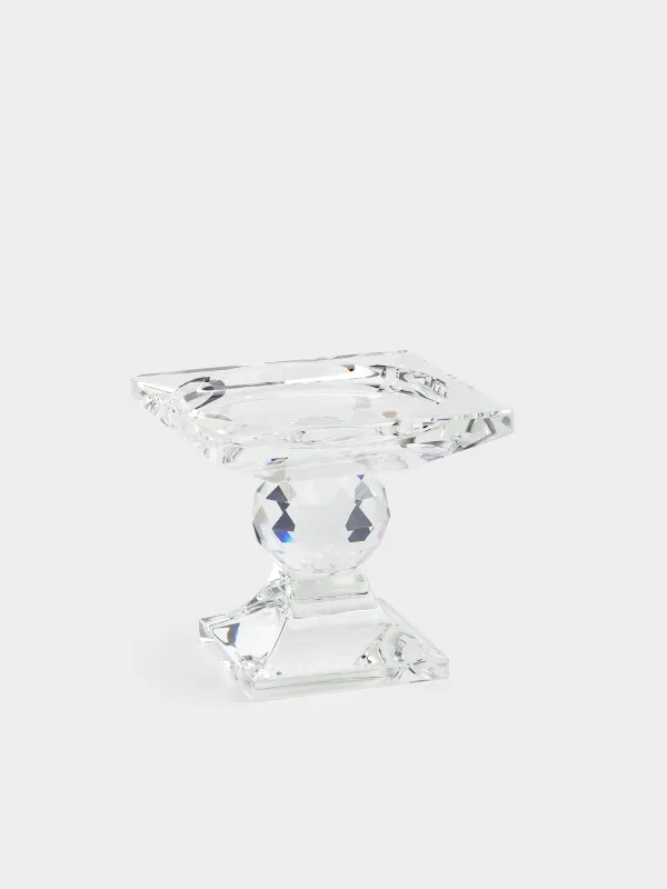 Подсвечник, 8 см, для цилиндрической свечи, Lux crystal, image-1