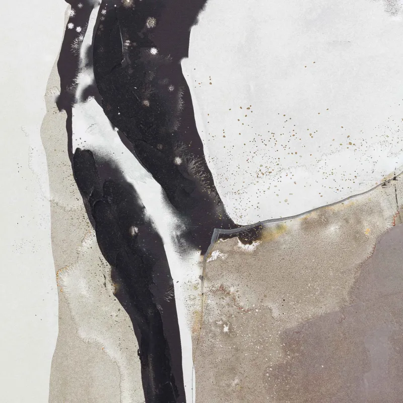 Картина в раме, 80х120 см, холст, коричнево-черная, Абстракция, Abstract, image-4