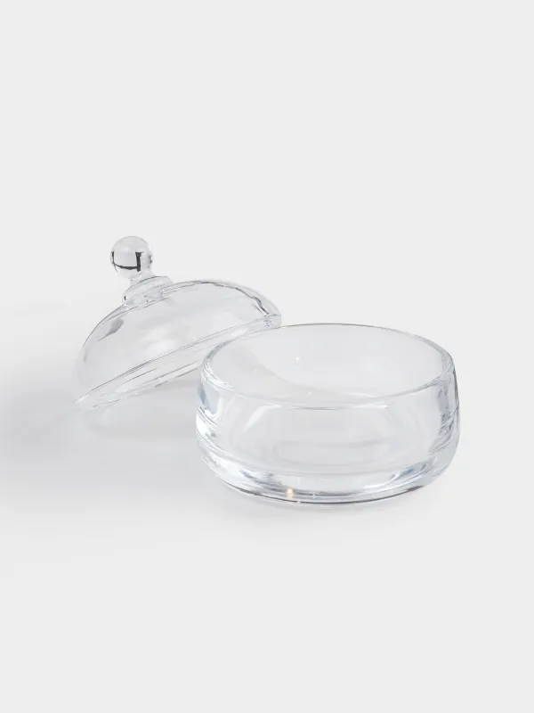 Емкость для хранения, 10х10 см, 170 мл, стекло, Clear, image-1