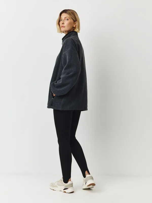 Толстовка на молнии, серая, Socorro, image-4