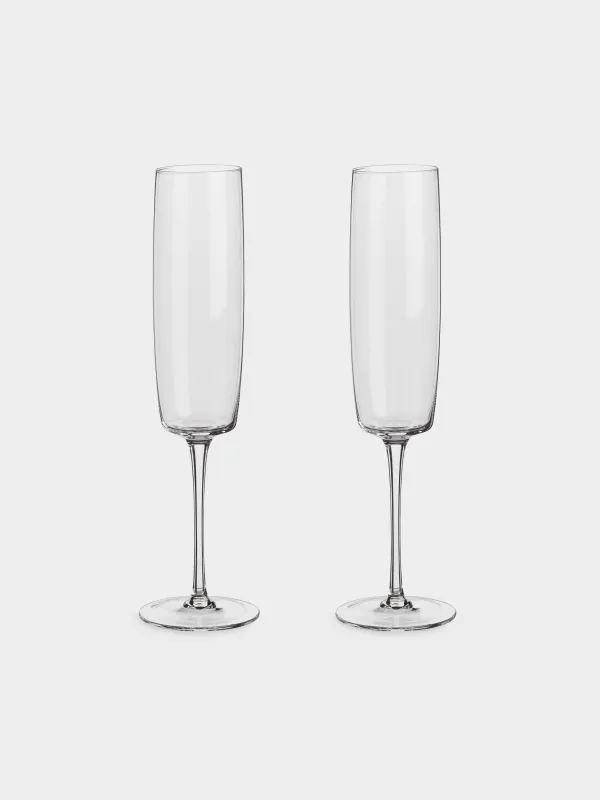 Бокал для шампанского, 260 мл, 2 шт, кристальное стекло, Lienza, image-0