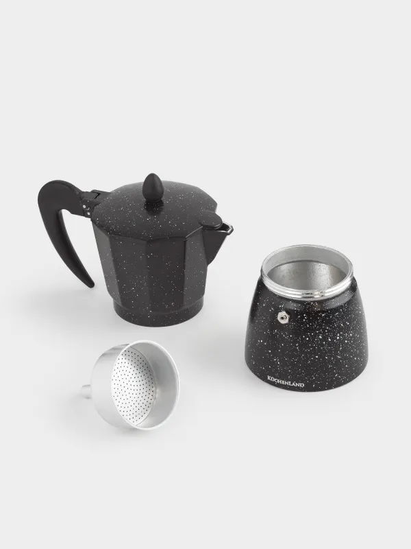 Кофеварка гейзерная, 300 мл, в крапинку, Espresso, image-4