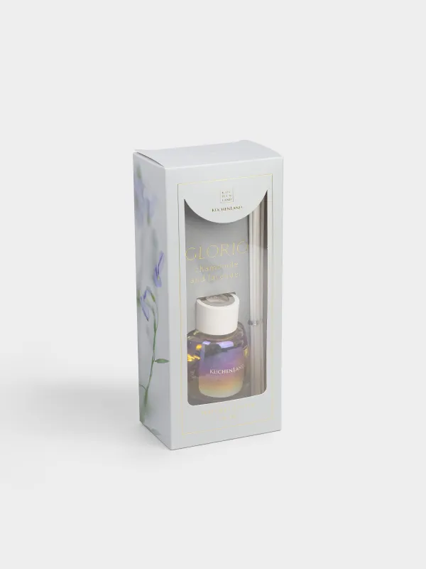 Ароматический диффузор, 100 мл, зелено-фиолетовый, Chamomile & lavender, Glorio, image-3