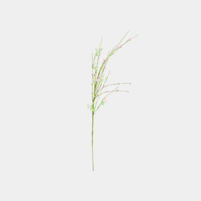 Ветка декоративная, 78 см, пластик/бумага, Цветные соцветия, Meadow decor