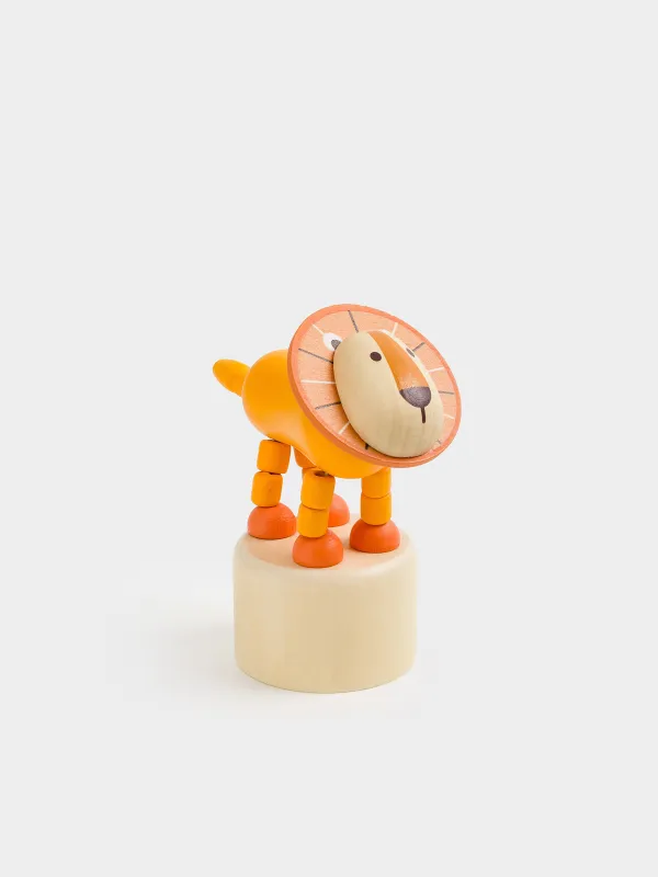 Игрушка, 9 см, дергунчик, Львенок, Leo, image-1