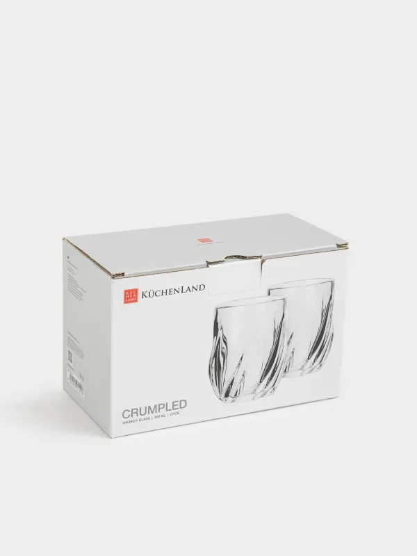 Стакан для виски, 10 см, стекло, Crumpled, image-5