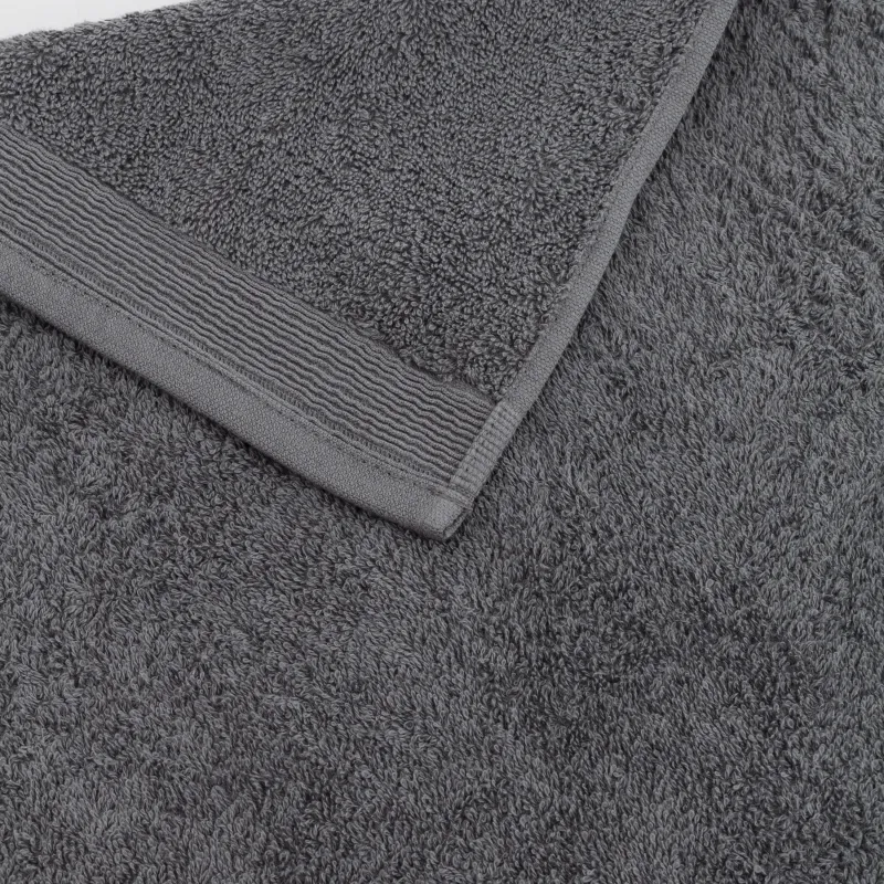 Полотенце, 40х60 см, хлопок, серое, Vari cotton, image-4