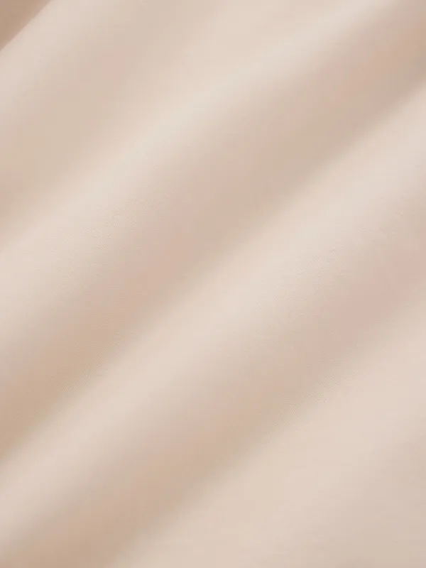 Простыня, 245х270 см, вареный хлопок, бежевая, Washed cotton, image-3