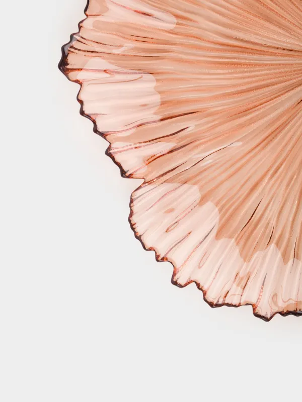 Тарелка обеденная, 28 см, стекло Р, коричневая, Verge, image-2