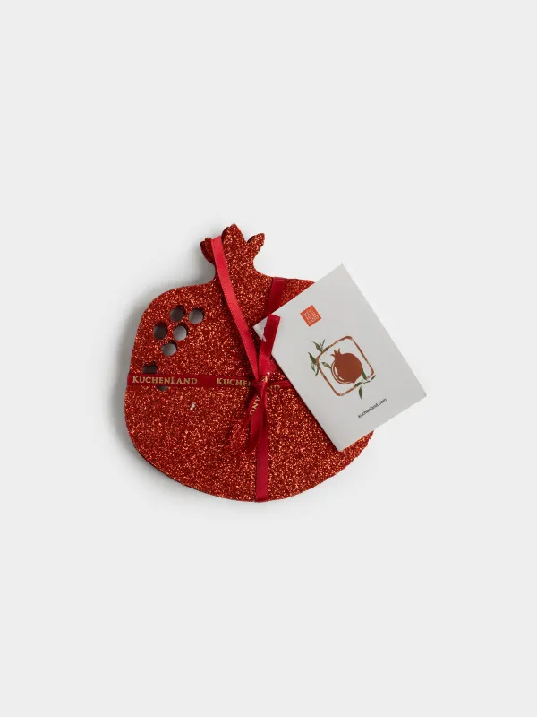 Подставка под кружку, 2 шт, Гранат, Felt mat, image-3