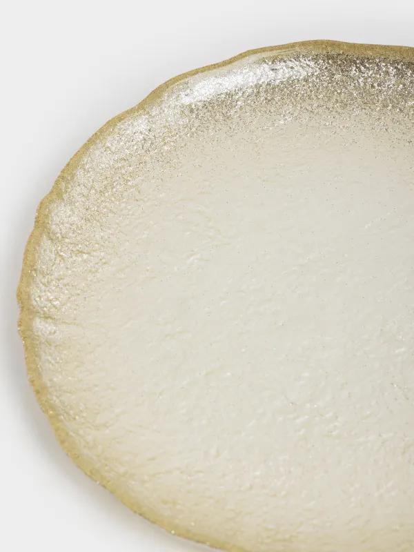 Тарелка закусочная, 21 см, стекло, золотистая, Antares, image-3