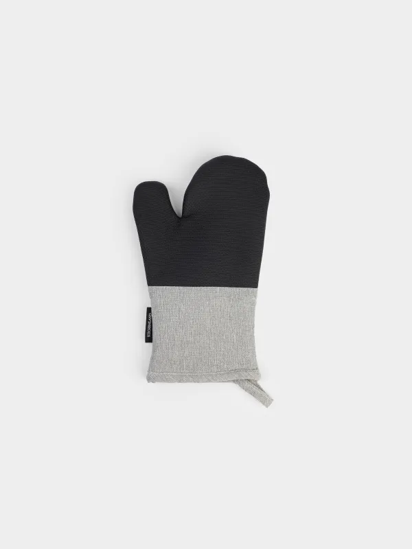 Прихватка-варежка, 17x30 см, неопрен/текстиль, коричневая, BBQ, image-0