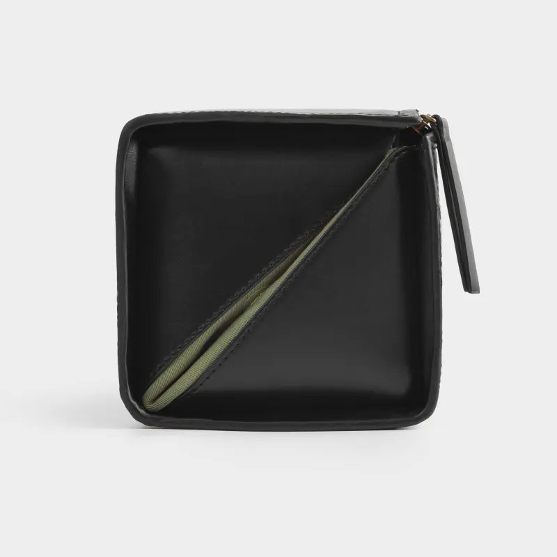 Косметичка, 28х15 см, полиуретан, черная, Force, image-3