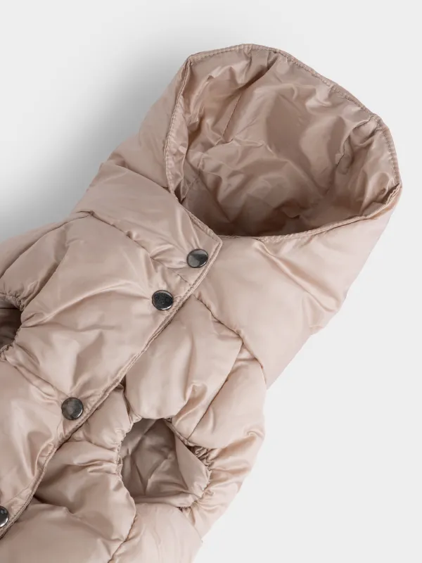 Пуховик для животных стеганый с капюшоном, Fashion pet, image-1