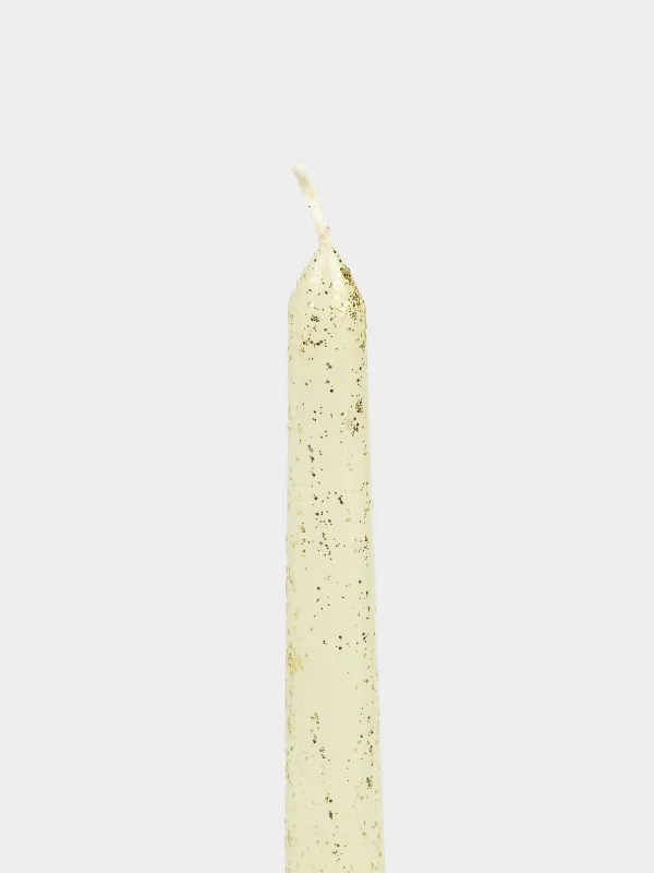 Свеча, 25 см, тонкая, с блестками, Sparkly candle, image-2