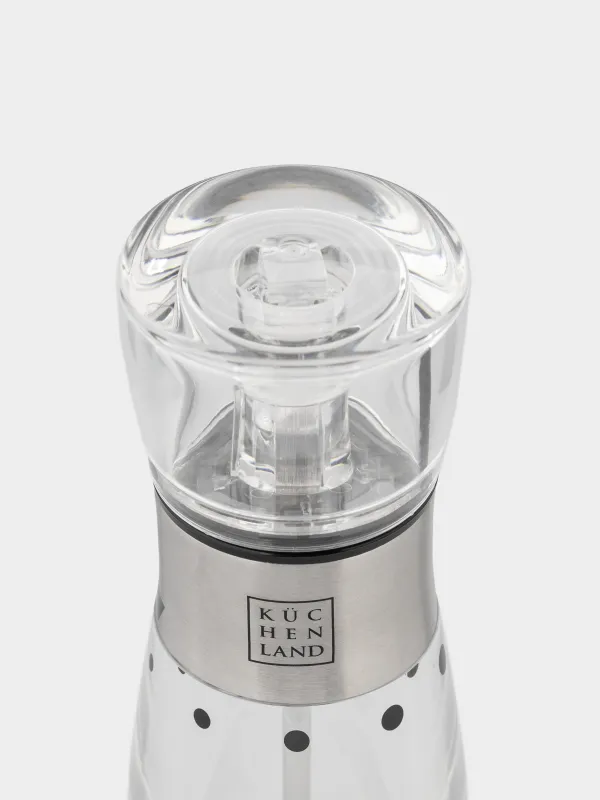 Мельница для специй, 17 см, механическая, акрил, Classic, image-2