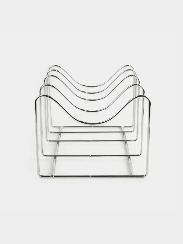 Подставка-органайзер для сковородок и крышек, 16х25 см, 4 отд, металл, Method, image-4