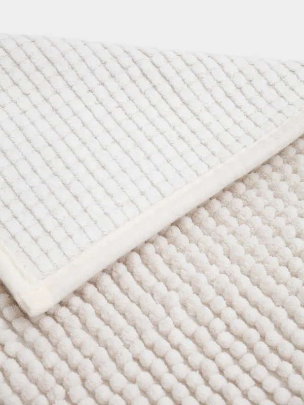 Коврик, 50х80 см, полиэстер, молочный, Hillock, image-3