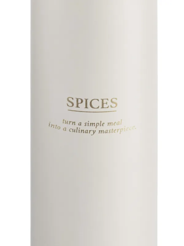 Мельница для специй, 22 см, электрическая, металл/пластик, LED W, молочная, Course, image-4