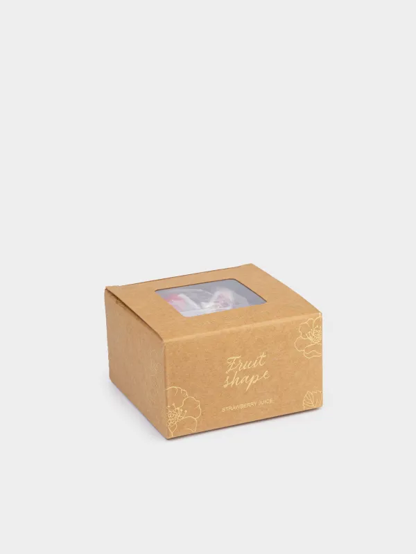 Свеча ароматическая, 3х2 см, 4 шт, Клубника, Fruit shape, image-4